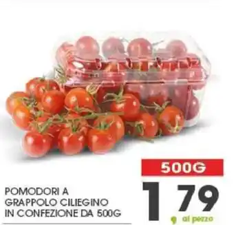 Interspar Pomodori a Grappolo Ciliegino in Confezione da 500g offerta