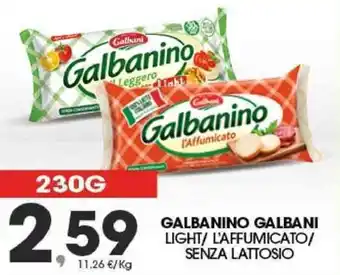 Interspar Galbani Galbanino Light/L'Affumicato/Senza Lattosio 230g offerta