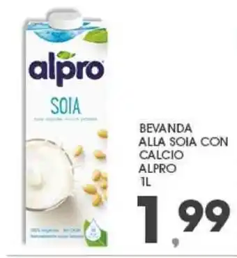 Interspar Alpro Bevanda Alla Soia con Calcio 1L offerta
