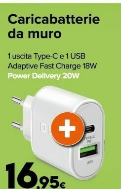 Expert Sbs Caricabatterie Da Muro offerta