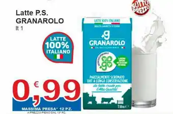 Sidis Granarolo Latte P.S. Lt 1 offerta