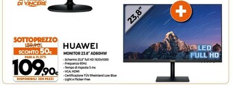 Expert Huawei Monitor 23.8" AD80HW offerta