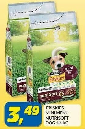 Risparmio Casa Purina Friskies Mini Menu Nutrisoft Dog offerta