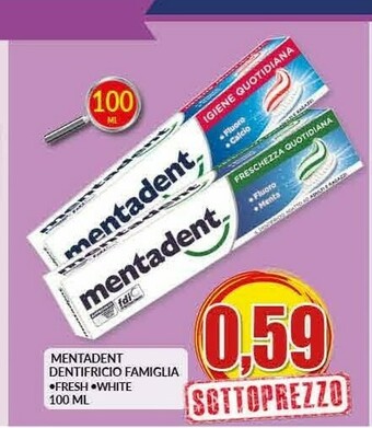 Risparmio Casa Mentadent Dentifricio offerta