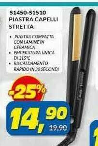 Risparmio Casa Remington S1450-S1510 Piastra Capelli Stretta offerta