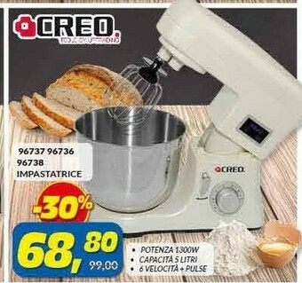 Risparmio Casa Creo Impastatrice 96737 offerta