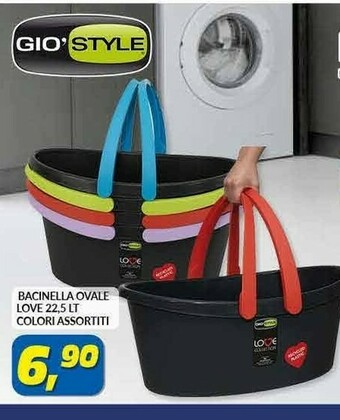 Risparmio Casa Gio'Style Bacinella Ovale Love offerta