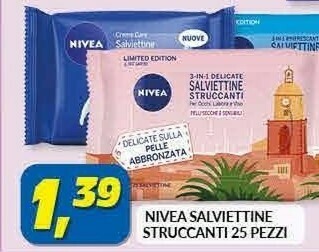Risparmio Casa Nivea Slaviettine Struccanti offerta