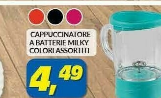 Risparmio Casa Cappuccinatore A Batteria offerta