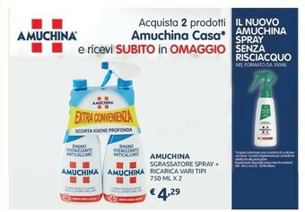 Amuchina Sgrassatore Spray + Ricarica