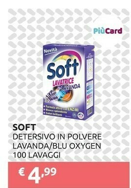 Soft Detersivo In Polvere Lavanda/blu Oxygen