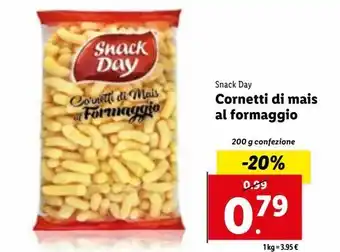Lidl Cornetti di mais al formaggio offerta