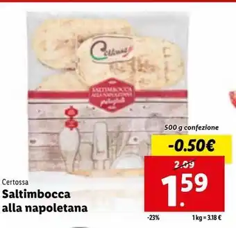 Lidl Saltimbocca alla napoletana offerta