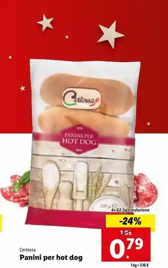 Lidl Panini per hot dog offerta