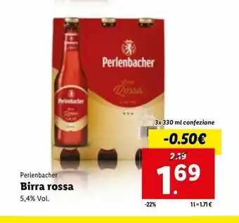 Lidl Birra rossa offerta