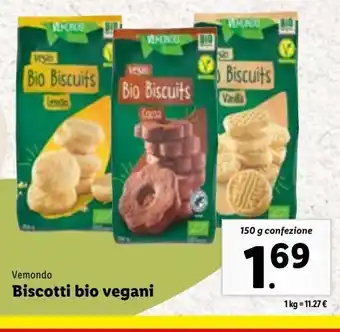 Lidl Biscotti bio vegani offerta