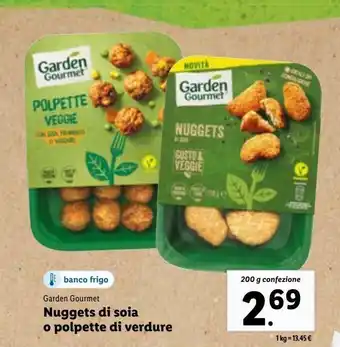 Lidl Nuggets di soia o polpette di verdure offerta