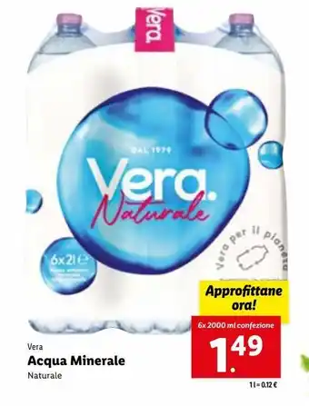 Lidl Acqua minerale offerta