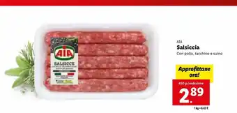 Lidl Salsiccia offerta