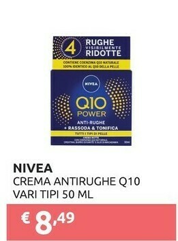 PiùMe Nivea Crema Antirughe Q10 offerta