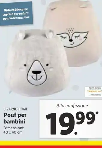 Pouf per bambini
