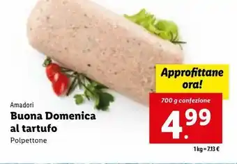 Lidl Buona domenica al tartufo offerta