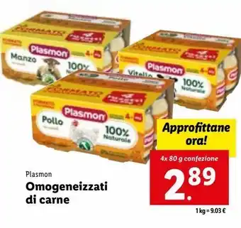 Lidl Omogeneizzati di carne offerta