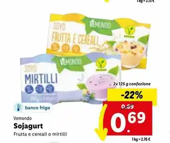 Lidl Sojagurt offerta