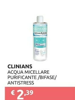PiùMe Clinians Acqua Micellare Purificante offerta