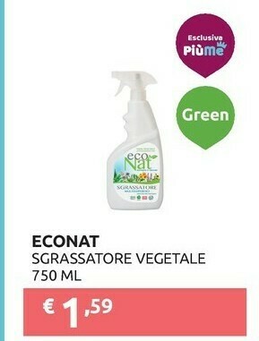 PiùMe Econat Sgrassatore Vegetale offerta
