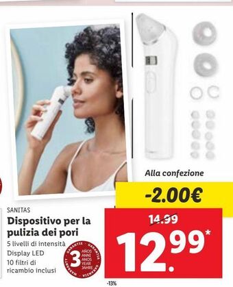 Dispositivo per la pulizia dei pori