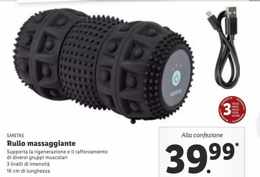 Rullo Massaggiante In Sughero Kintex - Per Automassaggio Muscoli E Fasce, 33 Cm O 15 Cm