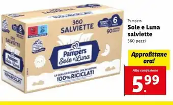 Lidl Sole e luna salviette offerta