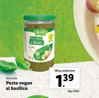 Lidl Pesto vegan al basilico offerta