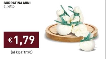 Prezzemolo e Vitale Burratina Mini offerta