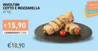 Prezzemolo e Vitale Involtini Cotto e Mozzarella offerta