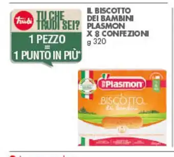 Italmark IL Biscotto Dei Bambini Plasmon x 8 Confezioni 320 g offerta