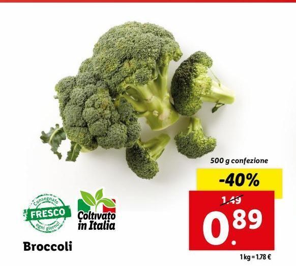 Broccoli offerta di Lidl