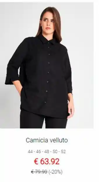 Camicia velluto