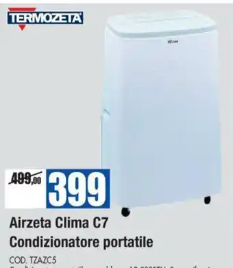 Wellcome Termozeta Airzeta Clima C7 Condizionatore portatile offerta