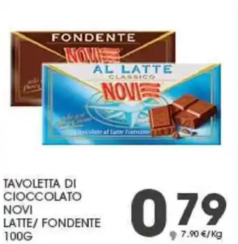 Interspar Novi Tavoletta di Cioccolato latte/ fondente 100g offerta