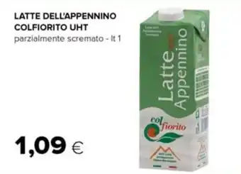 Tigre Colfiorito UHT Latte Dell'Appennino 1 lt offerta