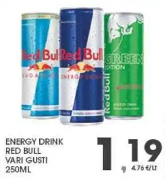 Interspar Red Bull Energy Drink vari gusti 250ml offerta