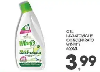 Interspar Winni's Lavastoviglie Concentrato 600ml offerta