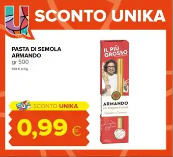 Tigre Armando Pasta di Semola 500 gr offerta