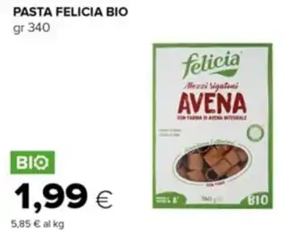 Tigre Felicio Bio Pasta 340 gr offerta