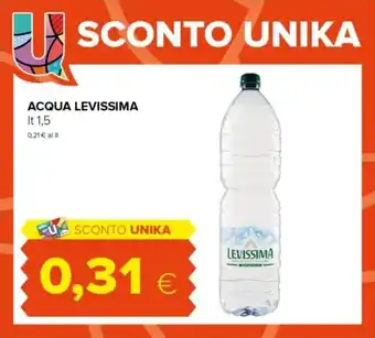 Tigre Levissima Acqua 1,5 lt offerta