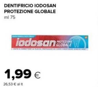 Iodosan dentifricio protezione globale 75 ml