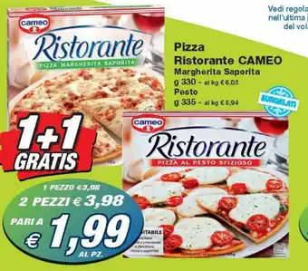 Prix Quality Cameo Pizza Ristorante 330 g/335 g offerta