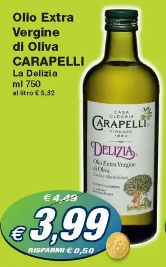 Prix Quality Carapelli Olio Extra Vergine di Oliva 750 ml offerta